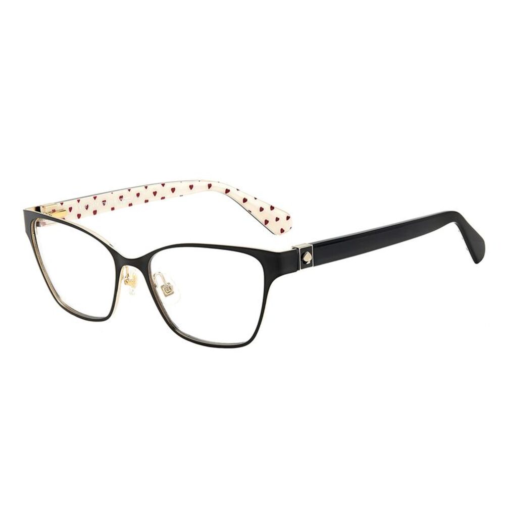 Kate Spade KS Ivie RHL Gold Black Metal Cat-Eye Eyeglasses 52mm